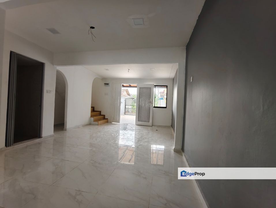 Double storey low cost house in Taman Air Biru for sale , Johor, Pasir Gudang