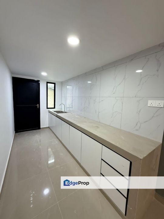 Double storey low cost terrace house in Taman Rinting for sale , Johor, Masai