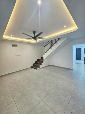 Renovated double storey low cost terrace house in Taman Daya for sale ...