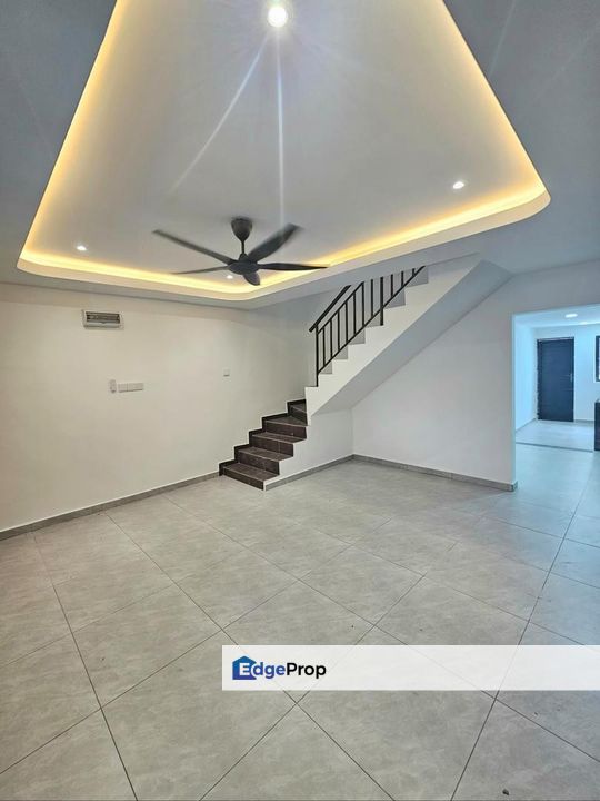 Renovated double storey low cost terrace house in Taman Daya for sale ...