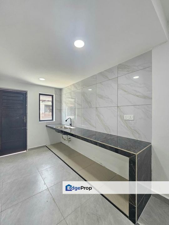 Renovated double storey low cost terrace house in Taman Daya for sale ...