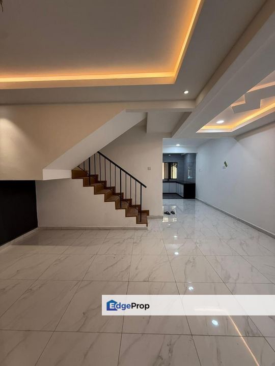 Double storey low medium cost house in Taman Nusantara for sale, Johor, Gelang Patah