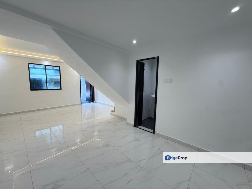 Double storey low cost terrace house in Permas Jaya for sale , Johor, Masai