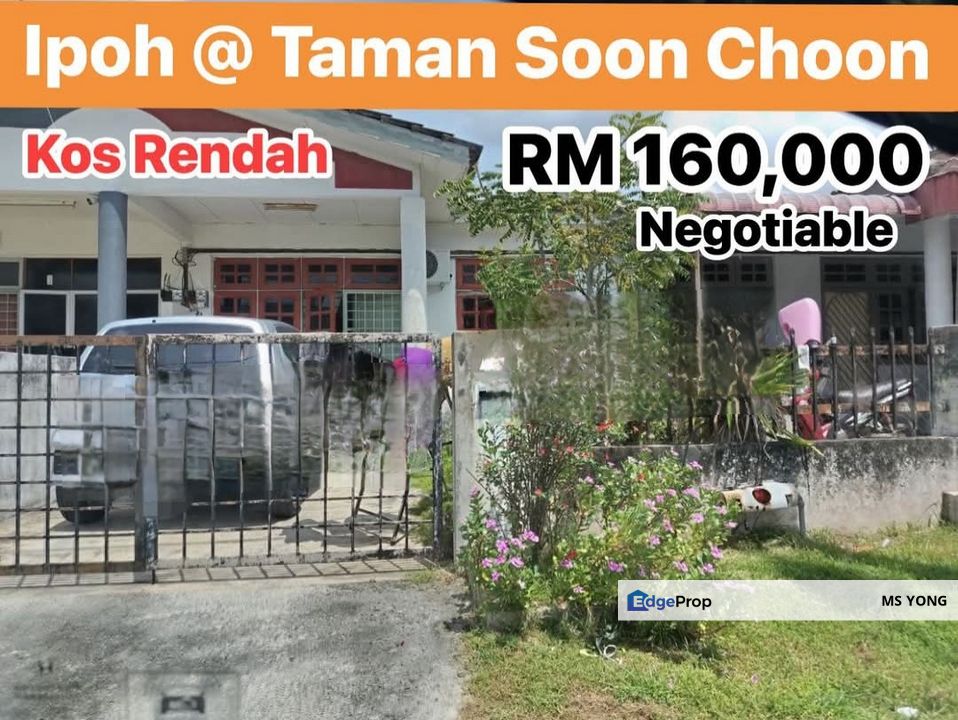Taman Song Choon Single Storey Terraced House For Sale Ipoh Perak , Perak, Ipoh