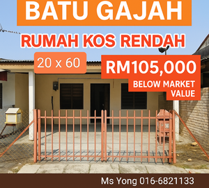 Batu Gajah Taman Hijau Single Storey Terraced House For Sale Perak for ...