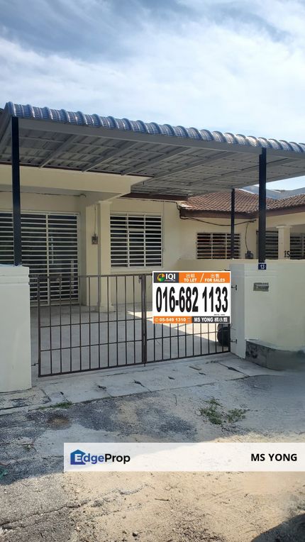 Batu Gajah Chenderong Single Storey Terraced House For Rent Perak , Perak, Kinta