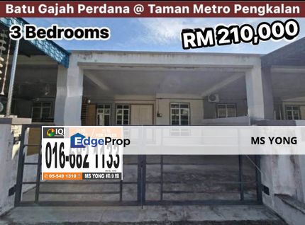 Batu Gajah Pusing Taman Metro Pengkalan Single Storey New House For Sale Perak , Perak, Ipoh