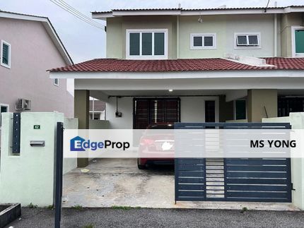 Lahat Sri Wang Double Storey Terraced House End Lot For Rent, Perak, Kinta
