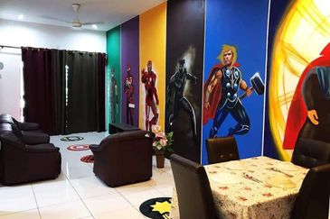 Lahat Sentosa Single Storey Fully Furnished Terraced House For Rent Ipoh Perak 