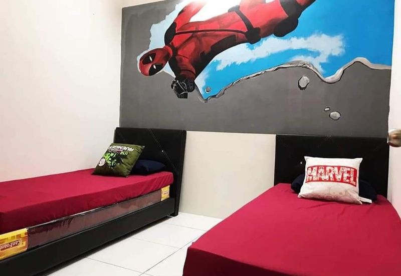 Lahat Sentosa Single Storey Fully Furnished Terraced House For Rent Ipoh Perak 