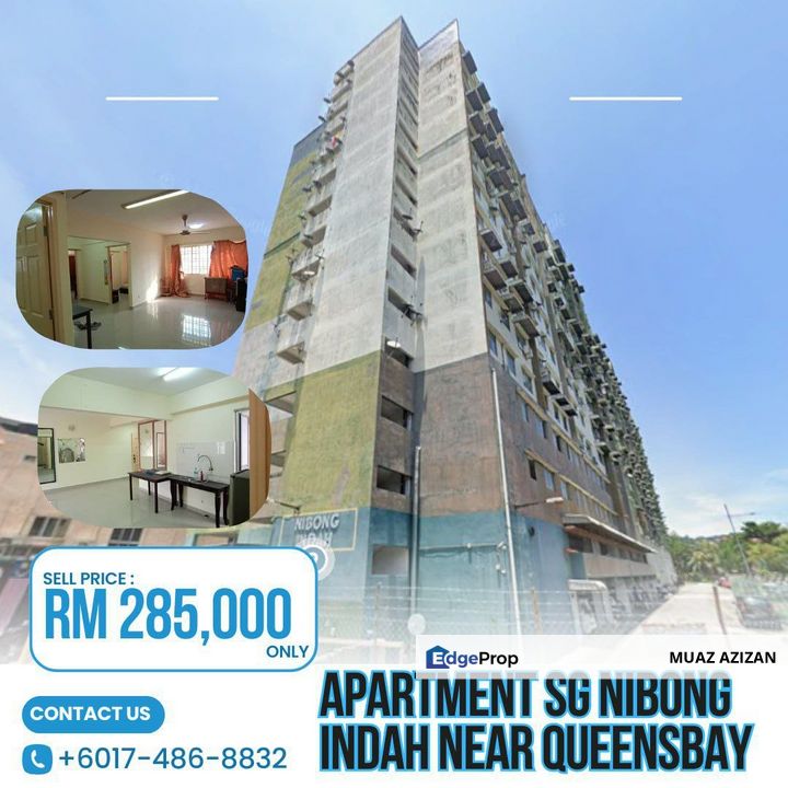 Apartment Nibong Indah Sungai Nibong For Sale Dekat Queensbay , Penang, Sungai Nibong