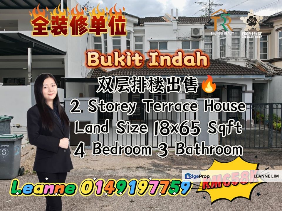 Taman Bukit Indah @ 2 Storey Terrace House for Sale, Johor, Johor Bahru
