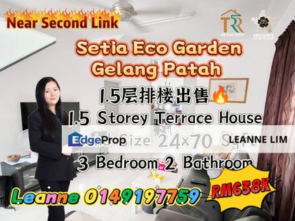 热门区 Setia Eco Garden @ 2 Storey Terrace House for sale , Johor, Gelang Patah