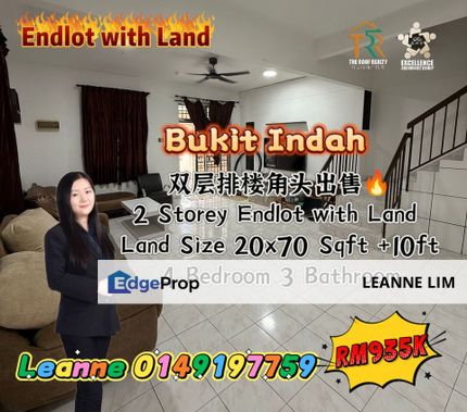 热门地点Bukit Indah @Double Storey Endlot with Land for Sale , Johor, Bukit Indah