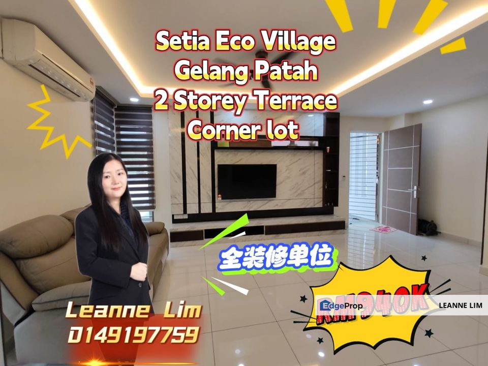 Setia Eco Village @ 2 Storey Terrace Endlot for Sales , Johor, Gelang Patah