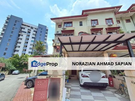 Villa Laman Tasik Townhouse For Sale End Lot, Kuala Lumpur, Cheras