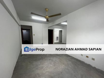 Bukit Baru Pangsapuri For Sale Corner Unit, Kuala Lumpur, Keramat