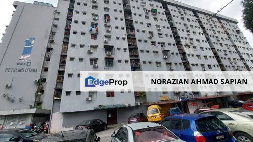 Flat Petaling Utama For Sale Low Price, Selangor, Petaling Jaya
