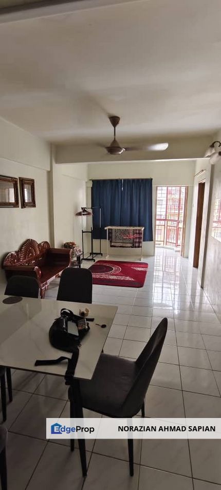 Taman Tun Teja Pangsapuri For Sale Partially Furnished, Selangor, Rawang