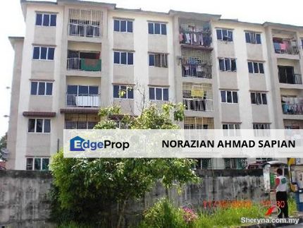 Taman Bukit Kenangan Flat For Sale Ground Floor, Selangor, Kajang