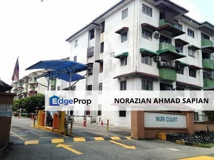 Nuri Court Apartment For Sale Basic Unit, Selangor, Pandan Indah
