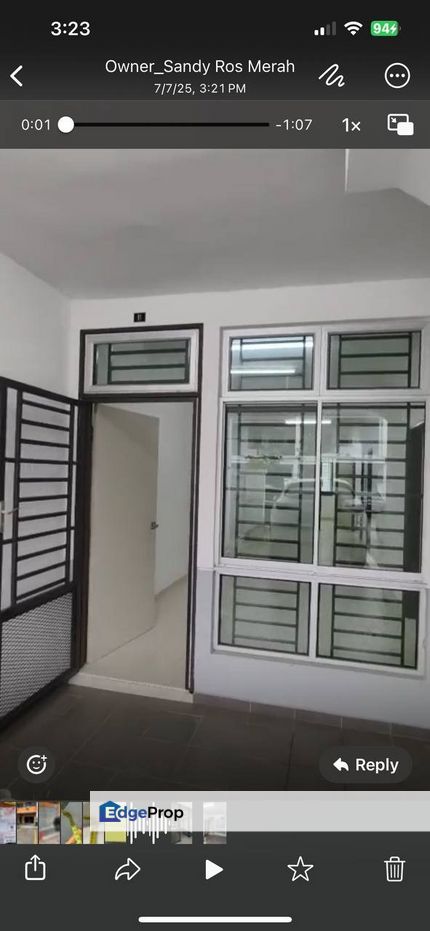 Bandar Cemerlang @ Townhouse Ground Floor For Rent, Johor, Ulu Tiram
