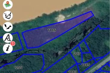  Padang Rumbia,  Mukim Pulau Manis Daerah Pekan Tanah Sesuai Untuk Bina Rumah Rakit Atau Sangkar Ikan Air Tawar