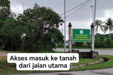 Tanah Lot Luas Tepi perumaha Cempaka Aman 