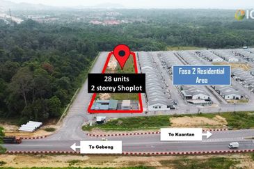 Projek Commercial double story Balok