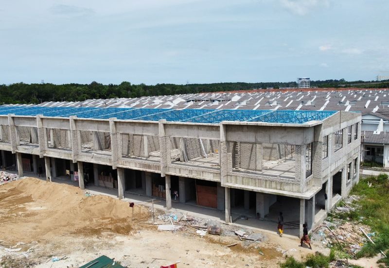 Projek Commercial double story Balok