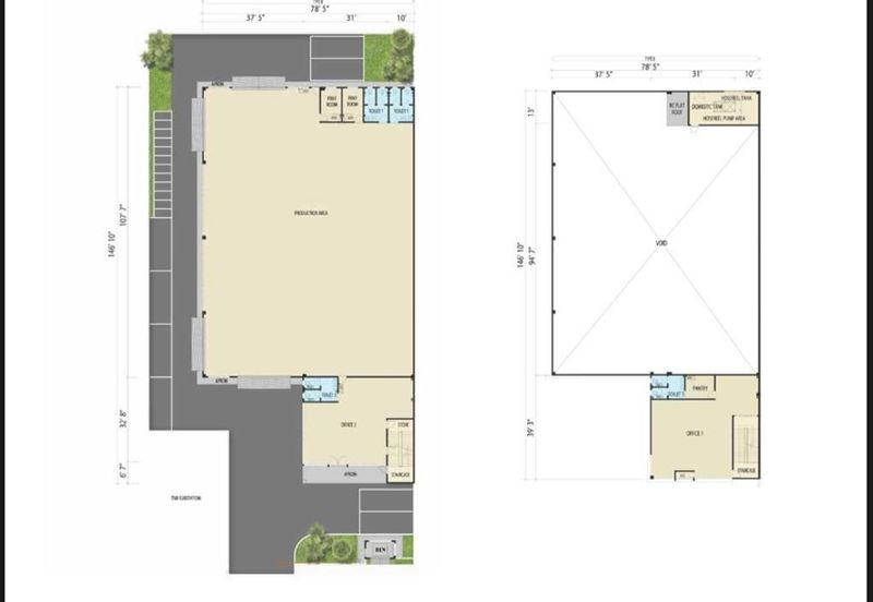 Senai / Bandar Putra / Isynergy / Light industrial / Semi D Factory /  士乃IO / Isynergy工业园半独立厂房出售