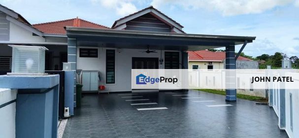 Single Storey Semi D Cluster Renovated and Kitchen Extended, Melaka, Merlimau