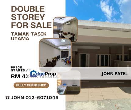 Double Storey Terrace House Renovated with Kitchen Extended, Melaka, Ayer Keroh