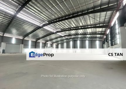 Taman Perindustrian Gemilang, Ulu Tiram Warehouse, 43,560sqf Land, 8m Ceiling, Johor, Ulu Tiram