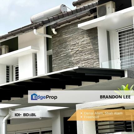 [VALUE BUY] Mulberry Grove, Denai Alam Double Storey Terrace House  22x80 4 Rooms & 4 Bathrooms Fully Renovated Fully Furnished Extended Balcony Dry &, Selangor, Shah Alam