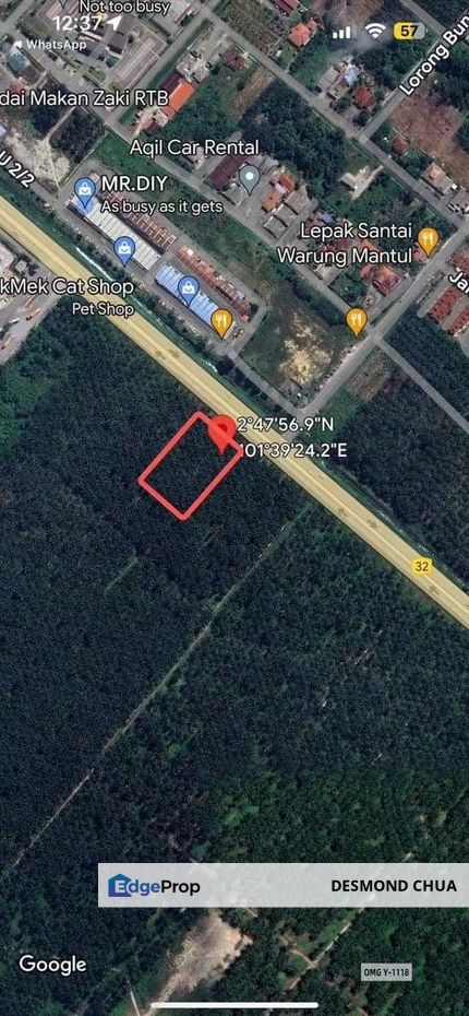 Facing Mainroad 2.85 Acres Agricultural Land Bukit Changgang Banting , Selangor, Kuala Langat