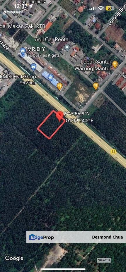 Facing Mainroad 2.85 Acres Agricultural Land Bukit Changgang Banting , Selangor, Kuala Langat