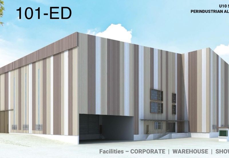 Brand New 2.066 Acres Detached Warehouse Factory Seksyen U10 Shah Alam Near Puncak Alam
