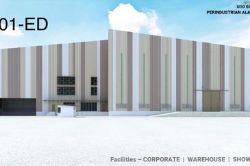 Brand New 2.066 Acres Detached Warehouse Factory Seksyen U10 Shah Alam Near Puncak Alam