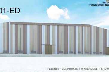 Brand New 2.066 Acres Detached Warehouse Factory Seksyen U10 Shah Alam Near Puncak Alam