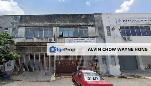 [PRIME LOCATION | LIMITED UNIT] Taman Perindustrian Puchong Utama @ Puchong. 1.5 Storey Linked Factory, Selangor, Puchong