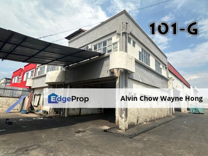 [BUDGET RENTAL / ACCEPT RECYCLE] Taman Perindustrian Meru, 1.5 Storey Semi-D Factory, Selangor, Klang