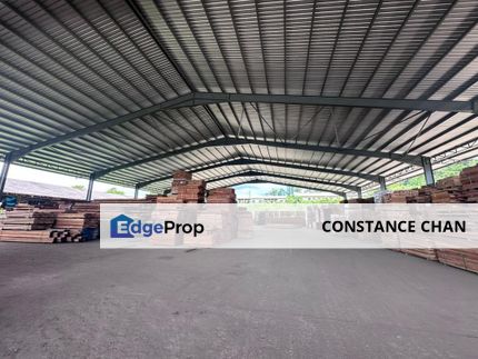 Plentong / Masai Lama Medium Industrial Open Shed Factory For Rent, Johor, Masai