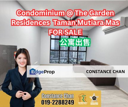The Garden Residence, Mutiara Mas @ Skudai, 1 Bedroom Type Fully Furnished, Tenanted ROI 6.62%, Johor, Skudai
