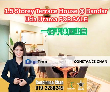 Bandar Uda Utama 1.5 Storey  Terrace House 22x70, Renovated Unit, Near Tampoi, Johor, Skudai