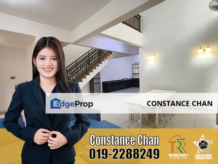 Taman Gaya Double Storey Semi D House Fully Furnished For Rent, Johor, Ulu Tiram