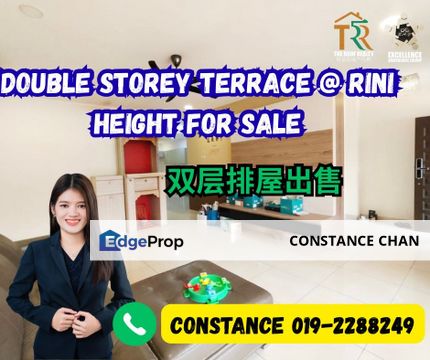 Rini Heights, Mutiara Rini Double Storey Terrace House 22x73 Big Size 5 Bedrooms House, Skudai Near Mydin, Johor, Skudai