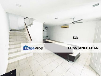 Setia Tropika 3 Areca Green Double Storey Terrace House 20x70 For Rent, Partially Furnished, Gated Guarded, Johor, Setia Tropika