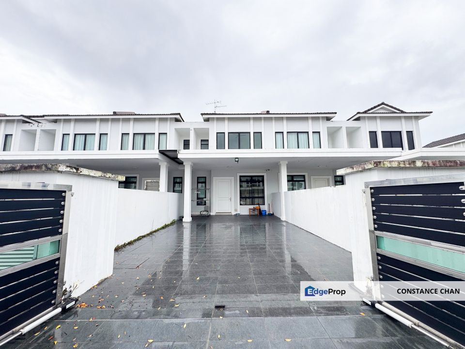 Eco Tropics Greensgate Double Storey Terrace House 20x80 Partially Furnish For Rent, Kota Masai, Pasir Gudang, Gated Guarded, Johor, Masai