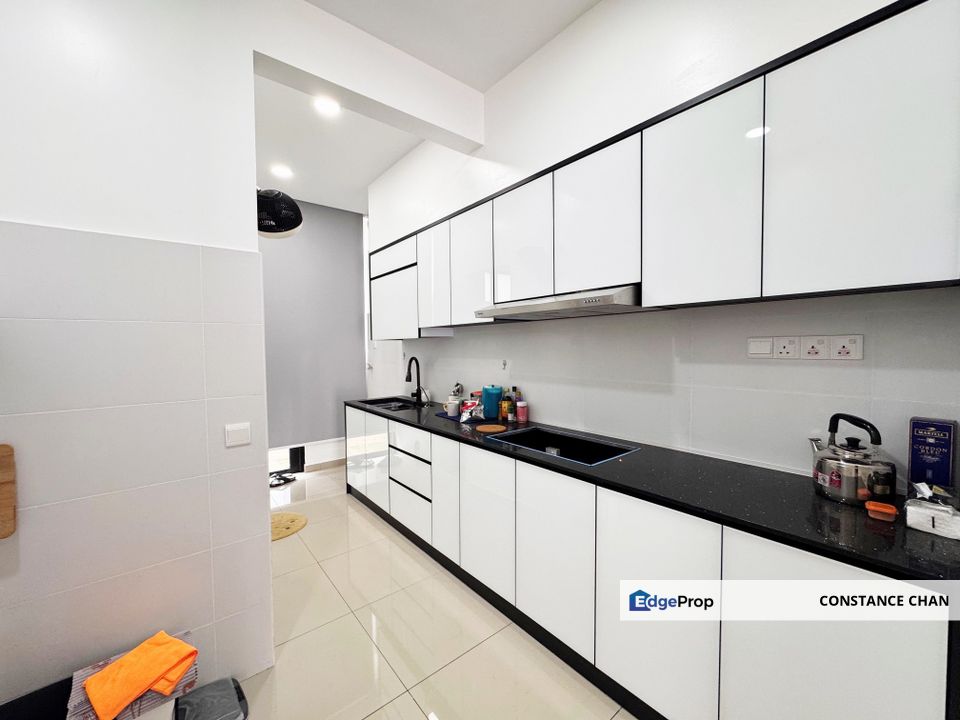 Eco Tropics Greensgate Double Storey Terrace House 20x80 Partially Furnish For Rent, Kota Masai, Pasir Gudang, Gated Guarded, Johor, Masai